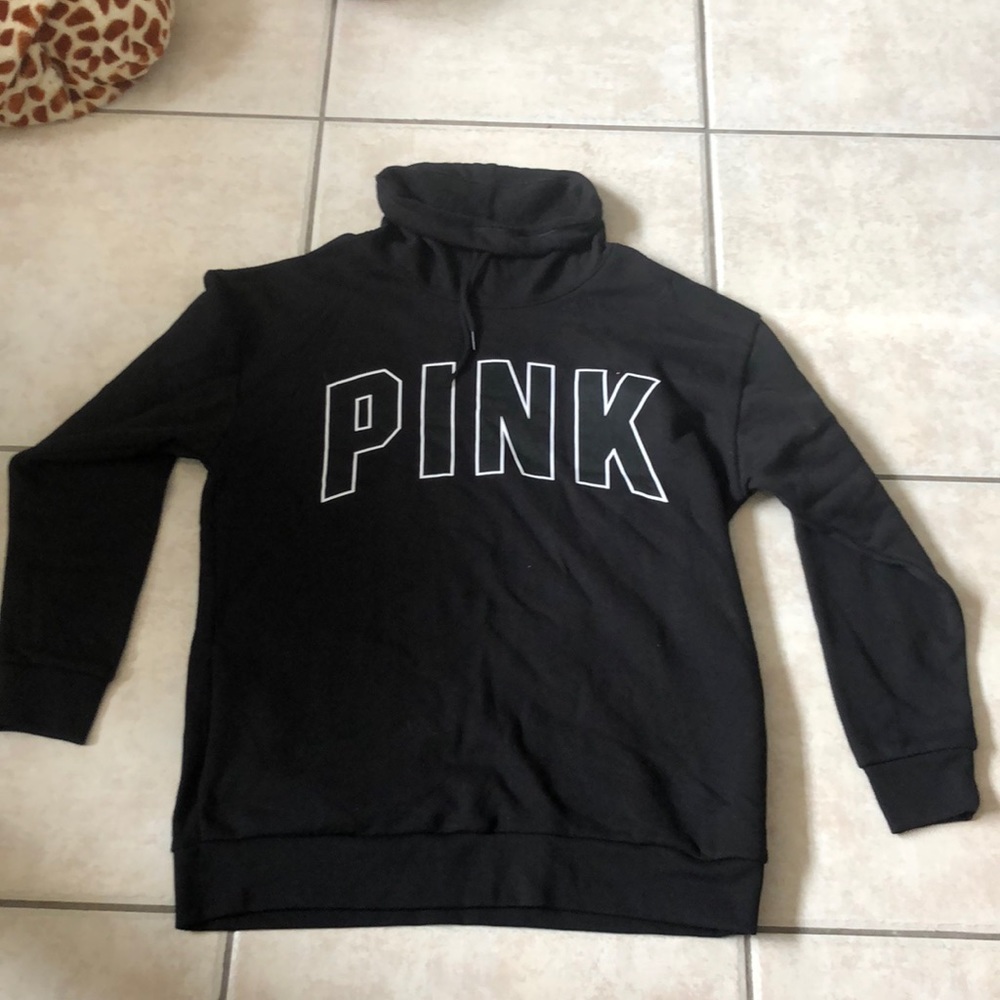 Pink turtle neck sweater